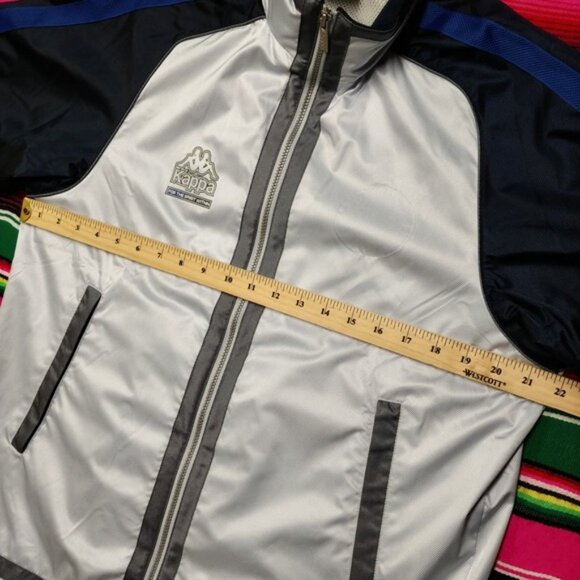 Vintage Kappa Tracksuit Set Top & Pants Men S Logos 90s Retro Swishy Japan Made - Picture 12 of 16